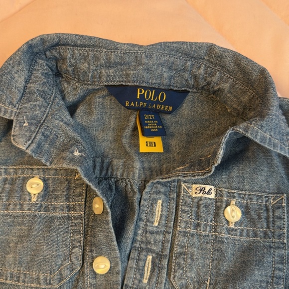 Polo size 2T Jean dress - Picture 2 of 3